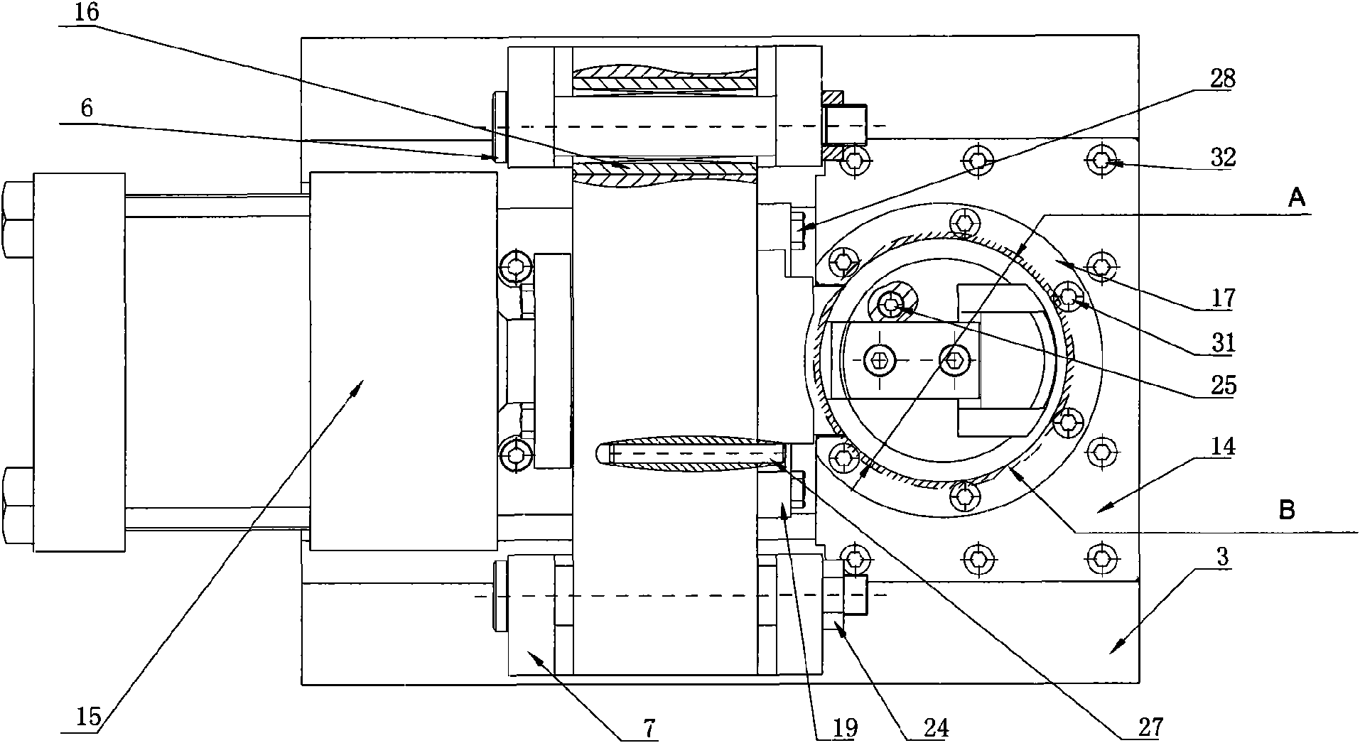 Stamping method for numerical control stamping machine tool
