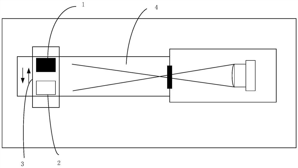 Flat field correction calibration method, device and system, computer equipment and medium