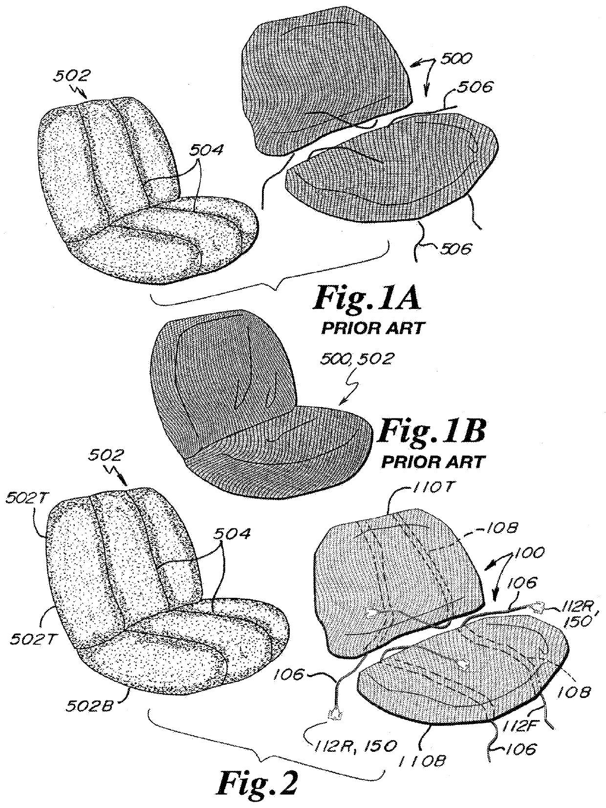 Seat cover for linearly-tufted automobile seats