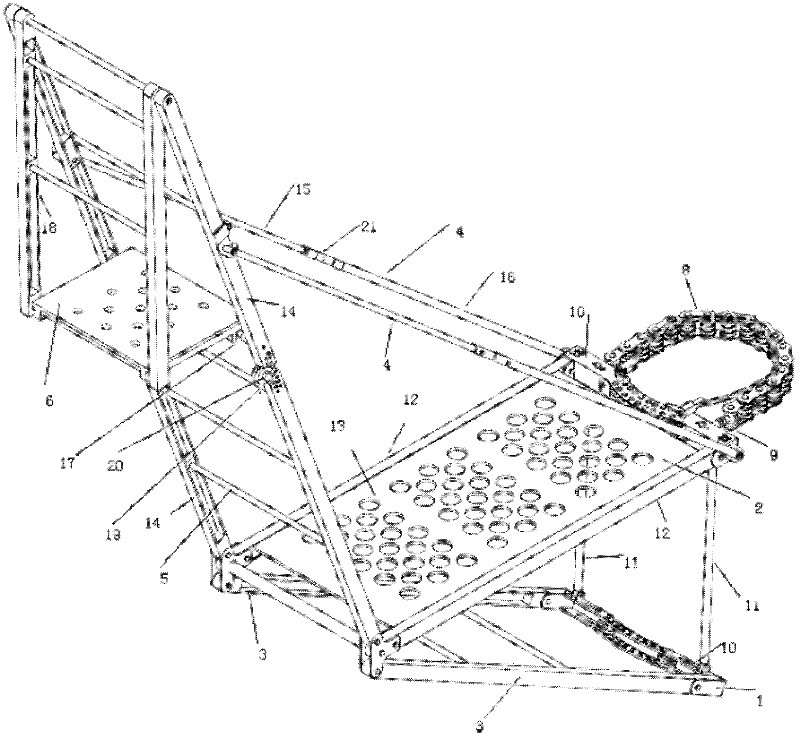 Folding rotary insulating platform
