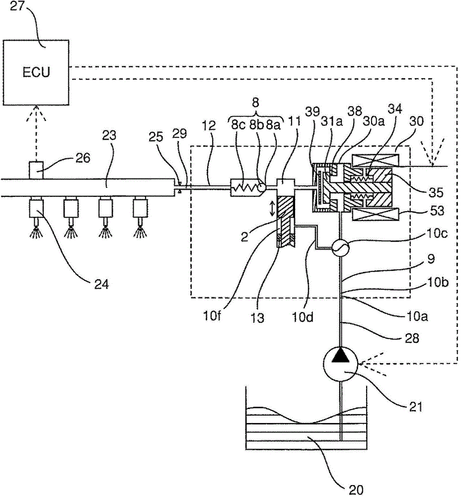 High-pressure fuel supply pump with electromagnetically driven suction valve