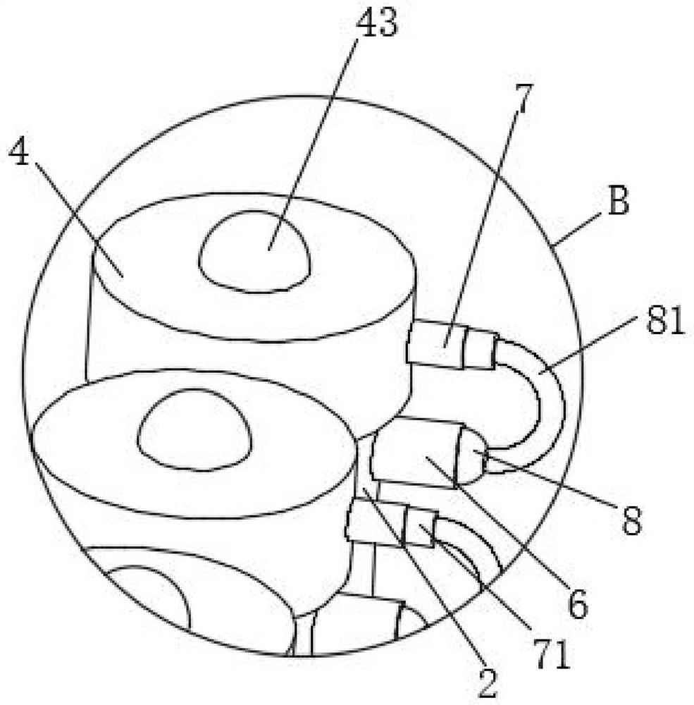 Wearable lung rehabilitation assisting device for pneumology department nursing