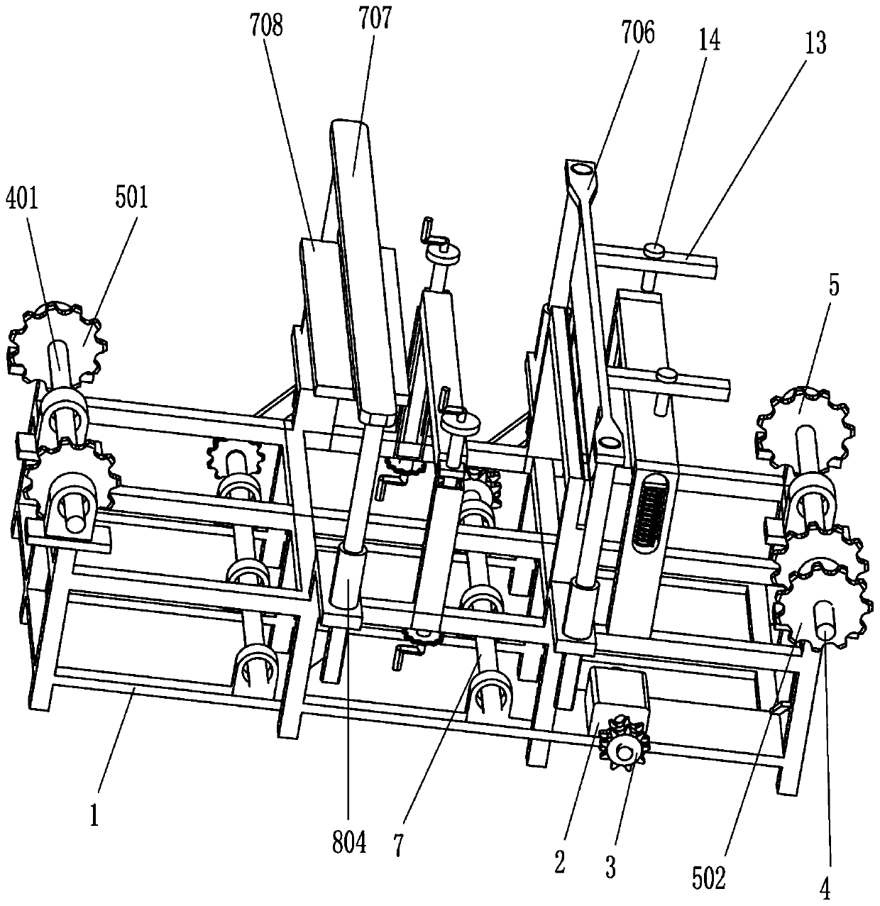 Radish batch dicing device for food production