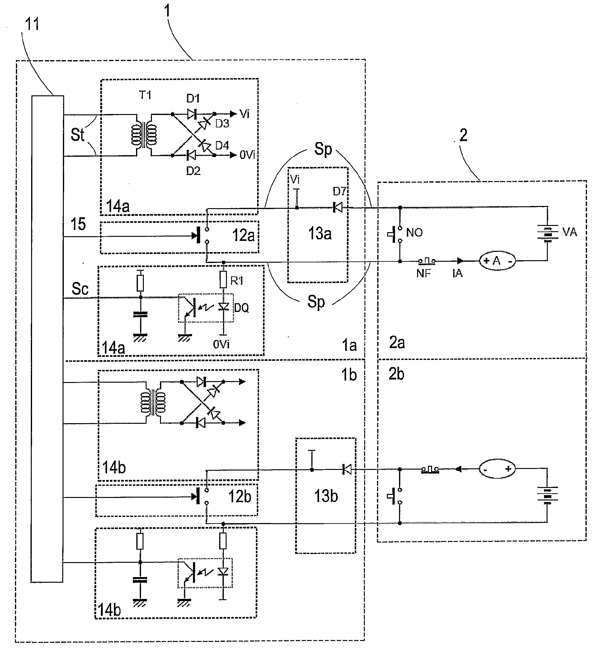 Method and device for controlling the adjustment of a switching state of an electric switching system in the field of guided vehicles