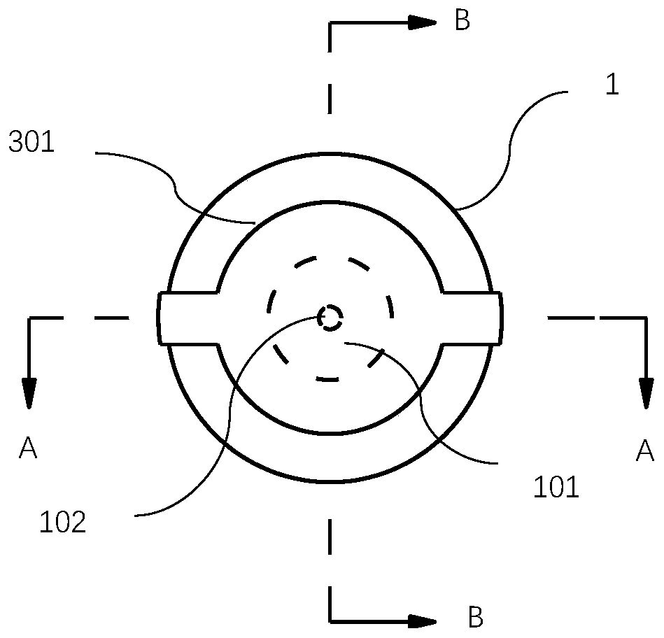 Experimental device for monitoring transport law of pollutants in variable-gap space