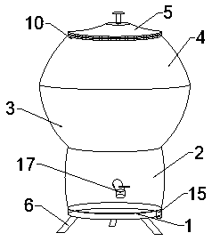 Glass product steeped wine jar