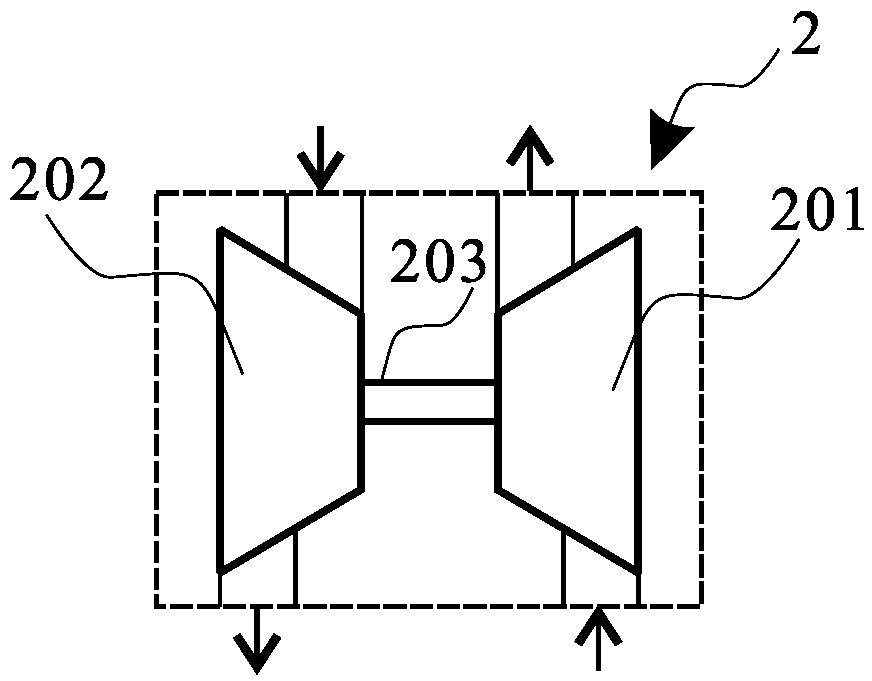 Closed type heat pump water heating device based on air circulation
