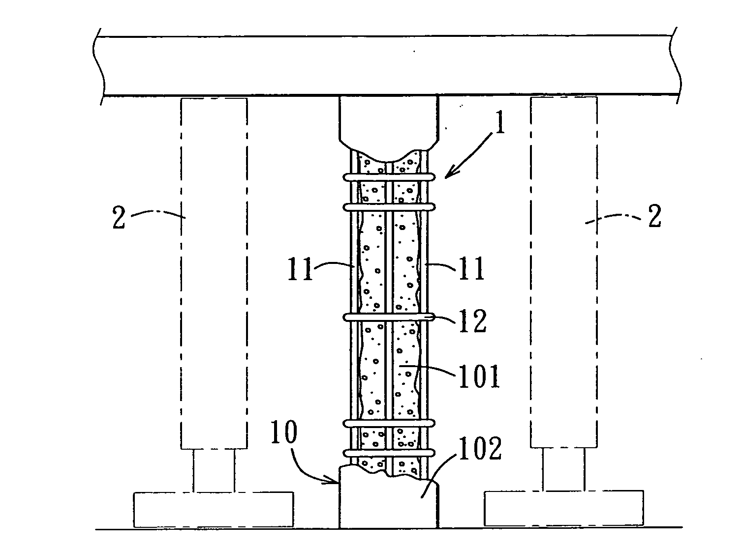 Method for strengthening or repairing an existing reinforced concrete structural element