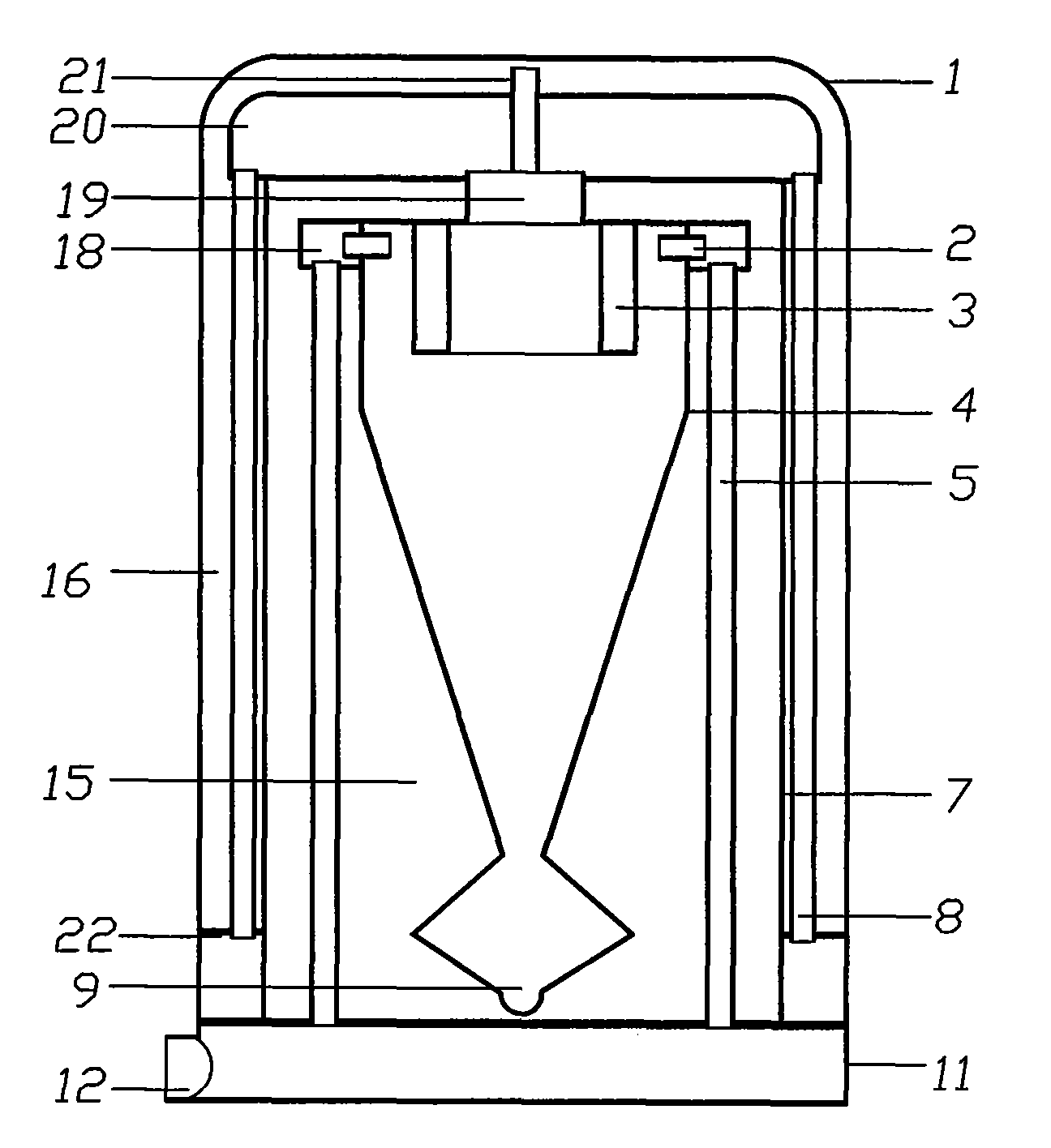 Heat-exchange dedusting device