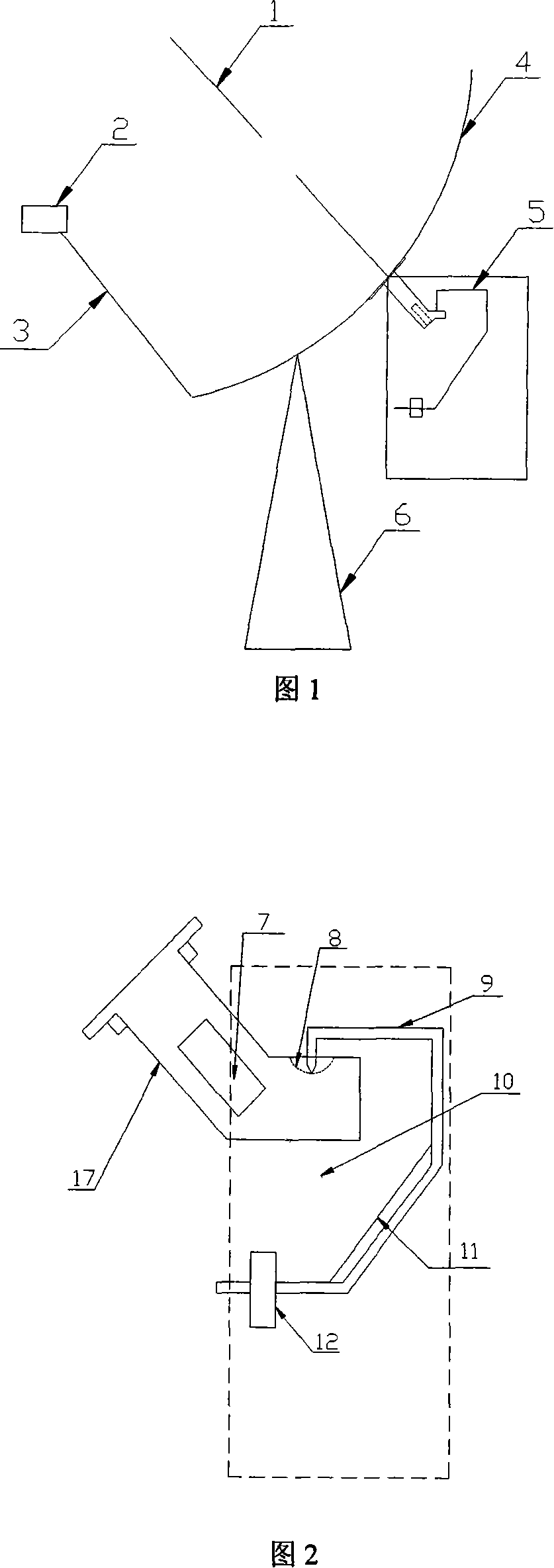 Photoelectric star-seeking auxiliary device and method