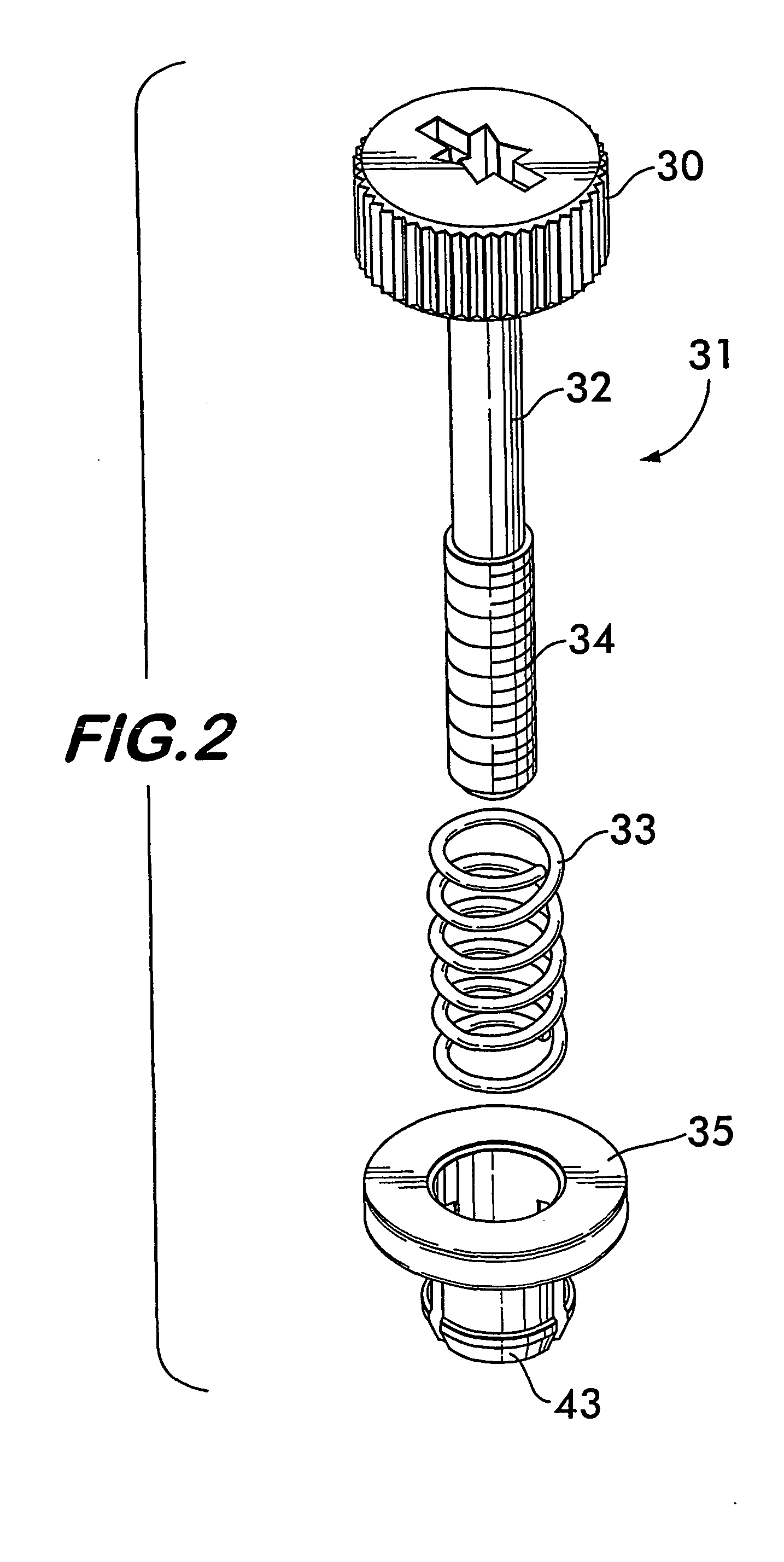 Two-part snap-together panel fastener