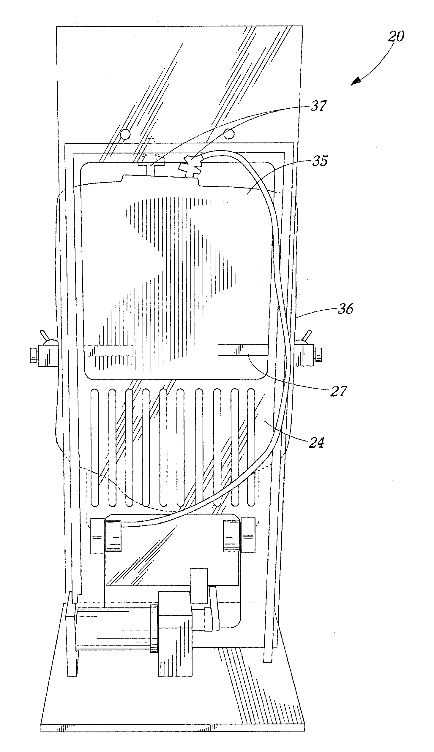 Container or bag mixing apparatuses and/or methods