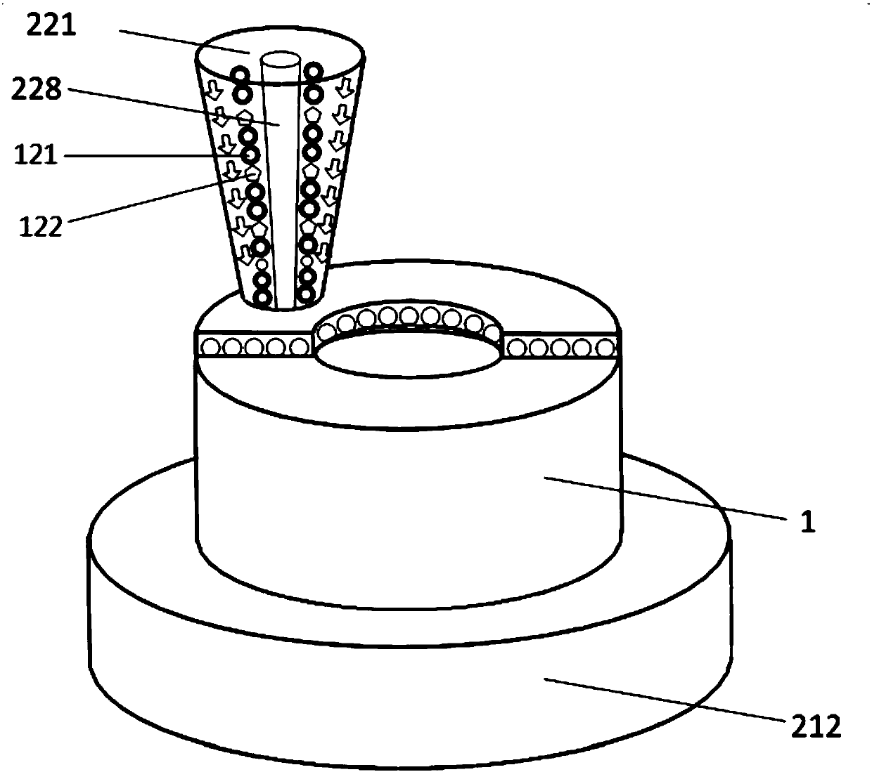 Metal bonding agent 3D printing grinding wheel with random porous structure and device and method