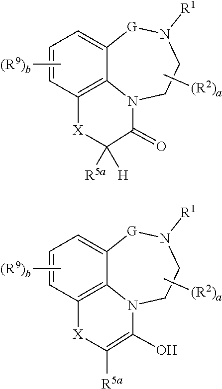 Tricyclic quinoline and quinoxaline derivatives