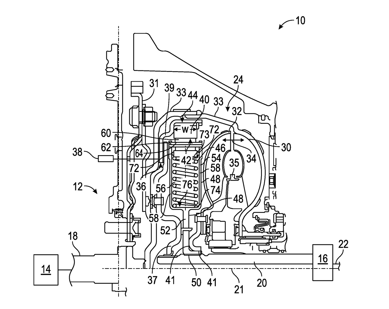 Torsional vibration absorption system