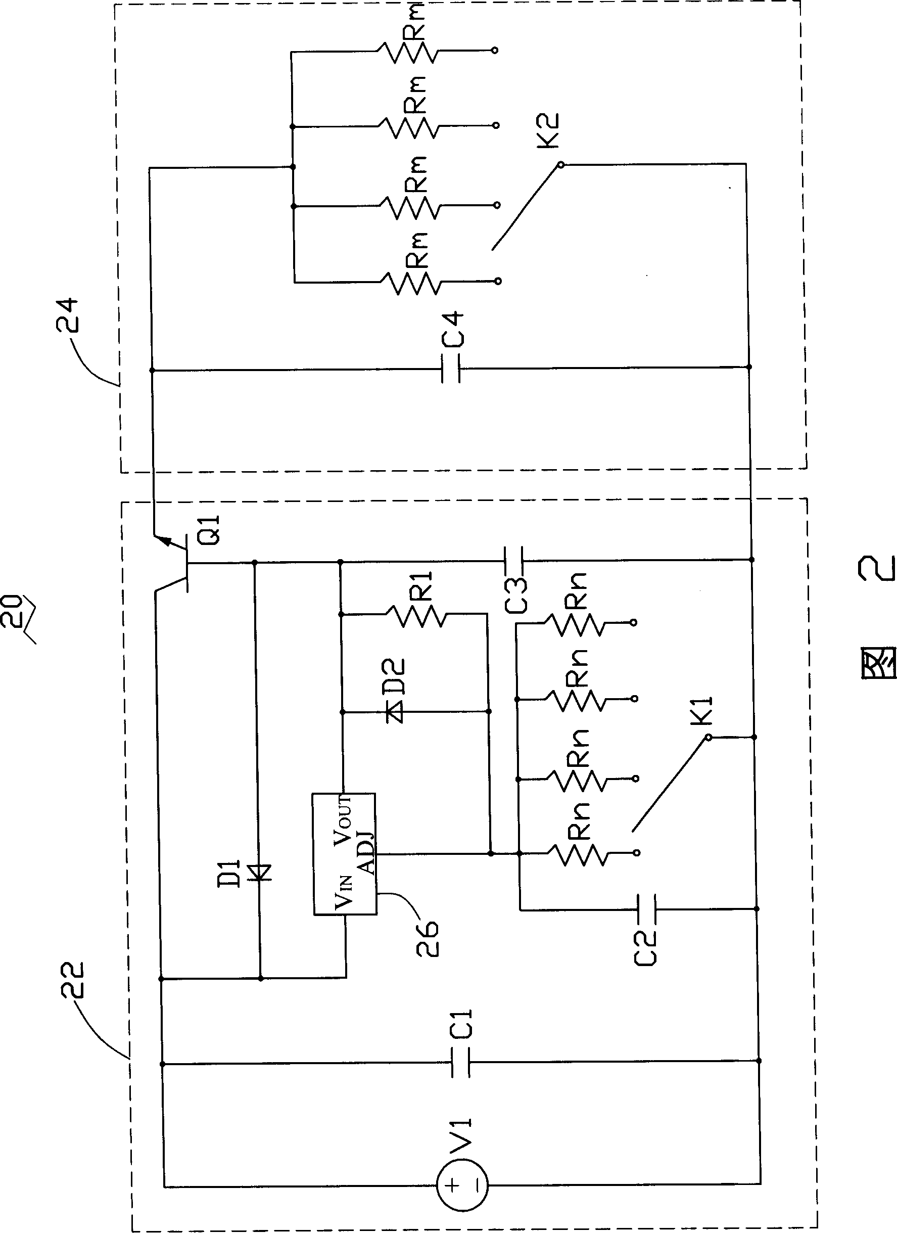 Interface power consumption test card