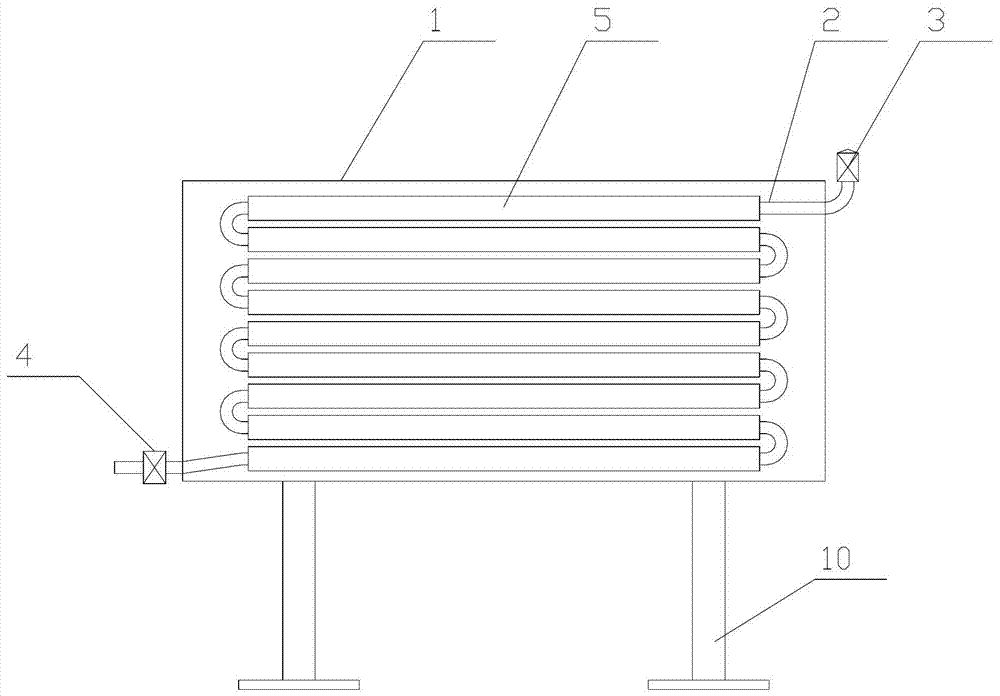 A milk cooling device