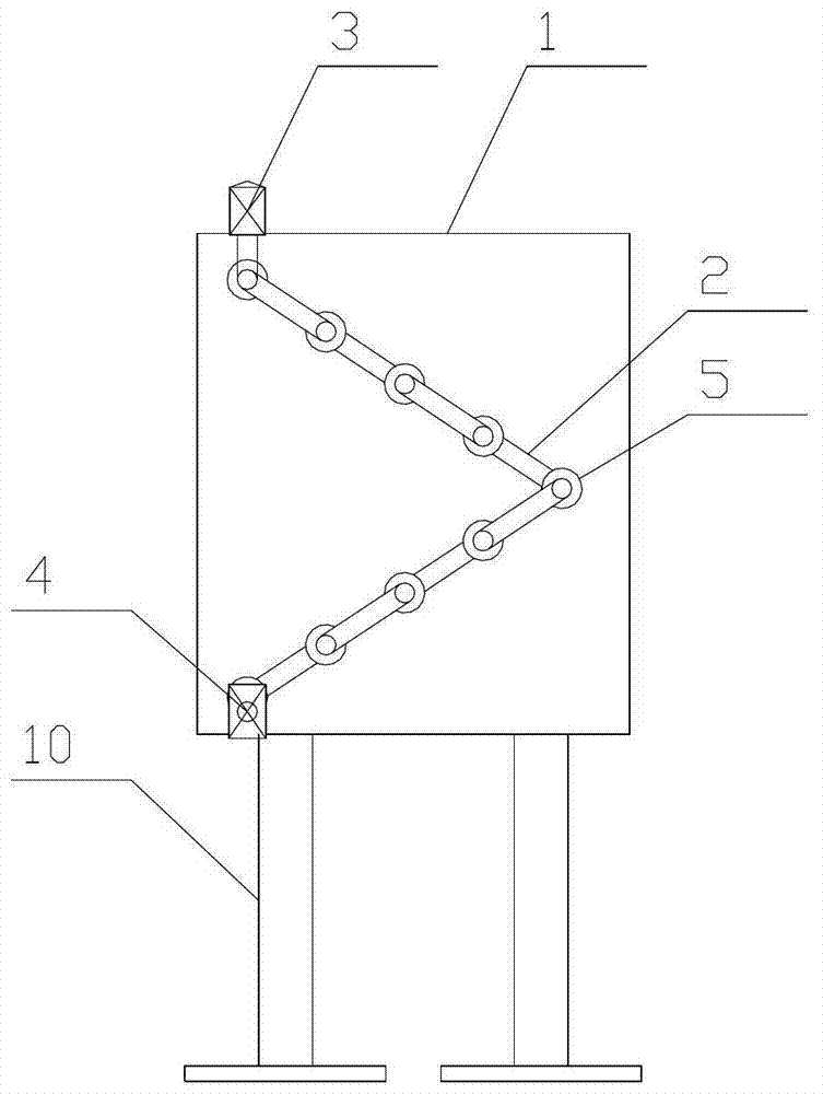 A milk cooling device