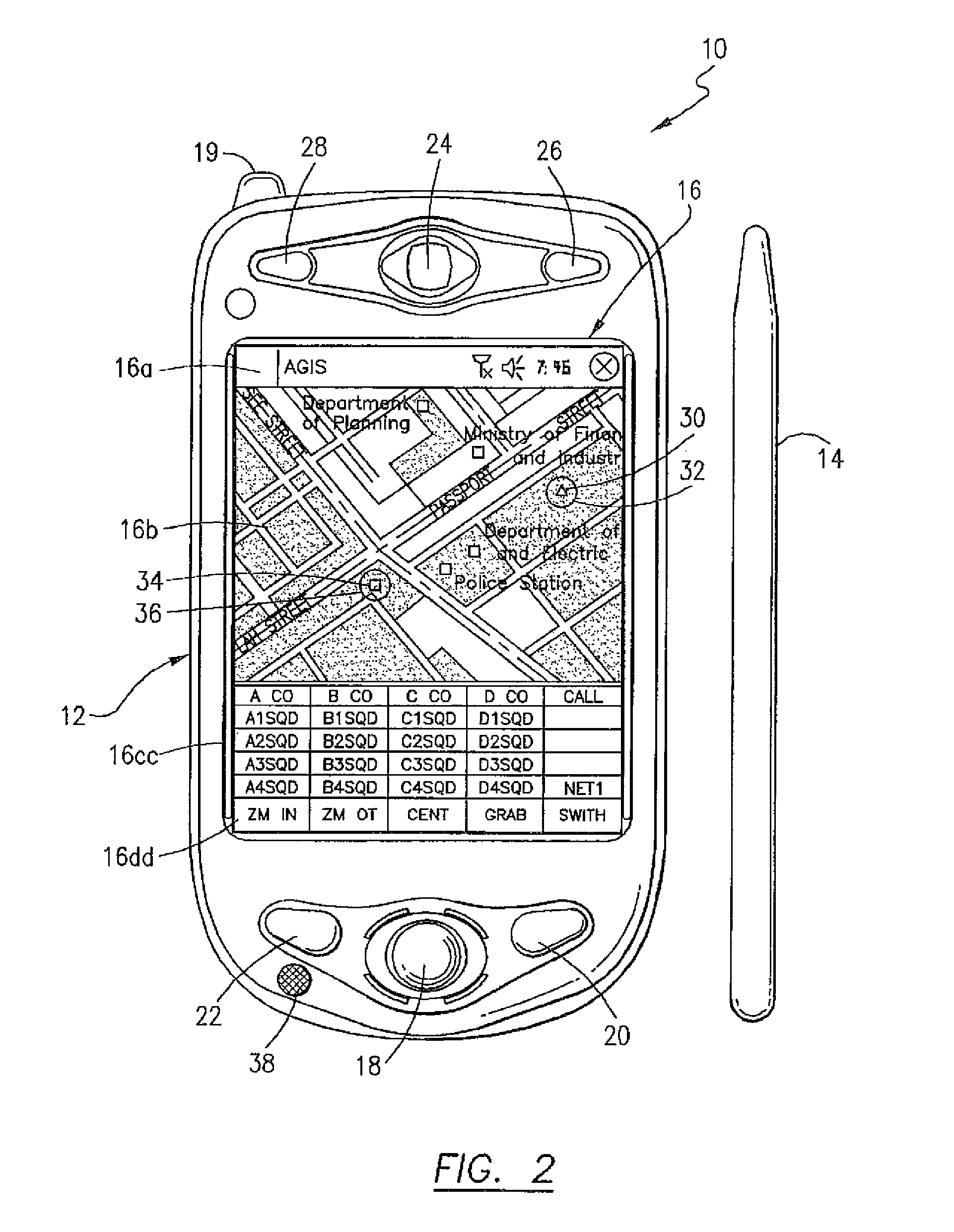 Method of providing a cellular phone/PDA communication system