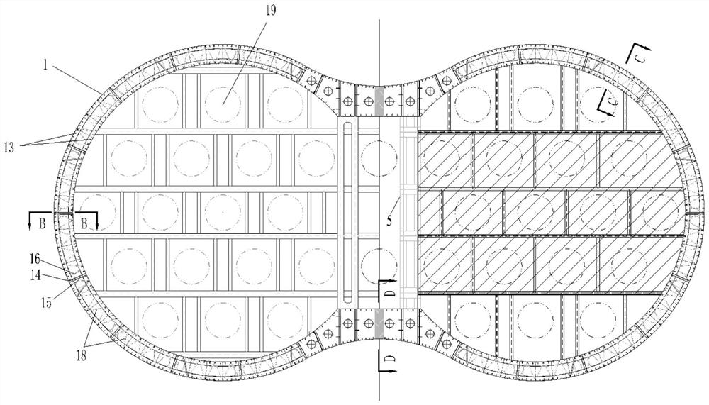 Composite special-shaped cofferdam and its construction method
