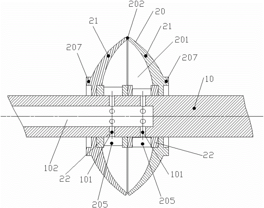 Centrifugal throwing oil atomization structure