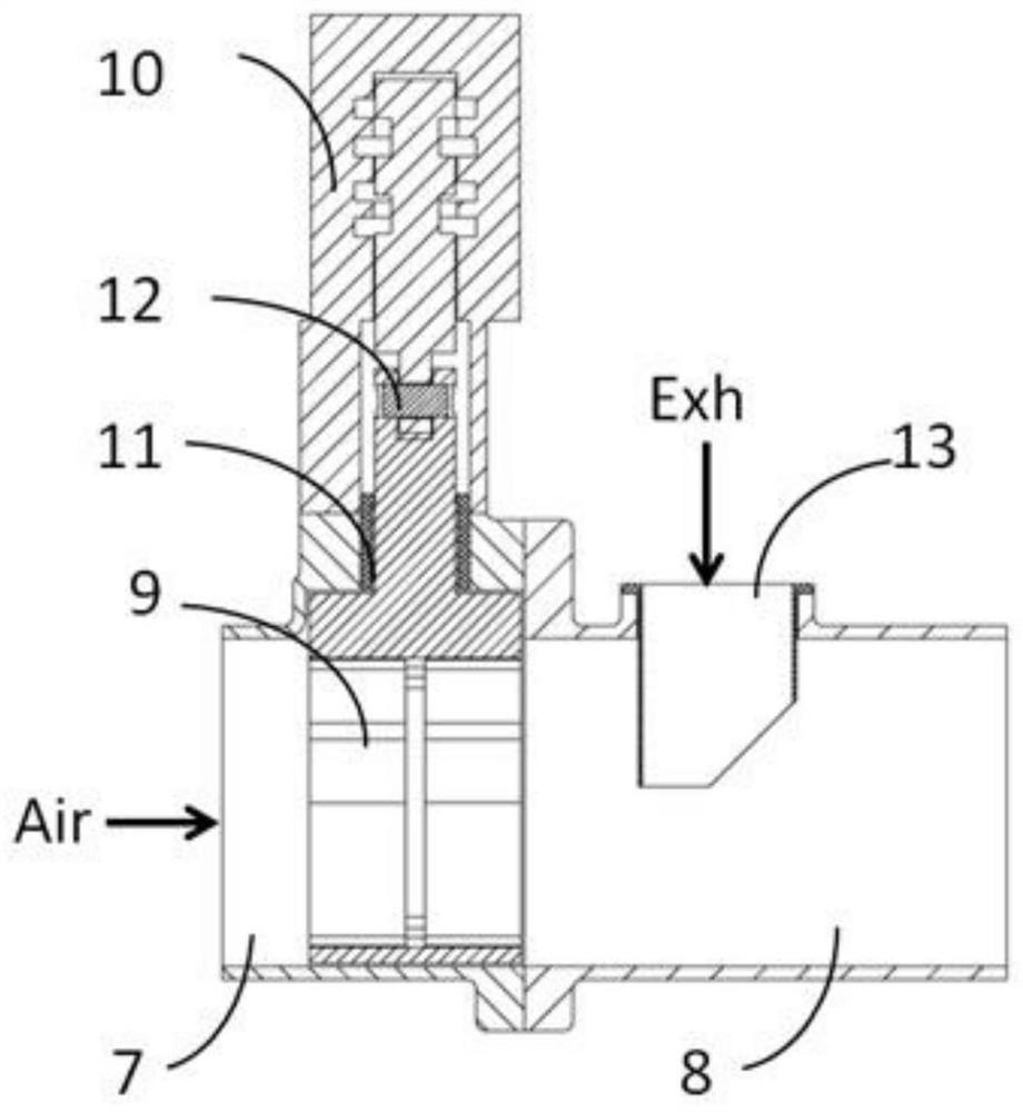 A high-efficiency egr introduction hybrid system