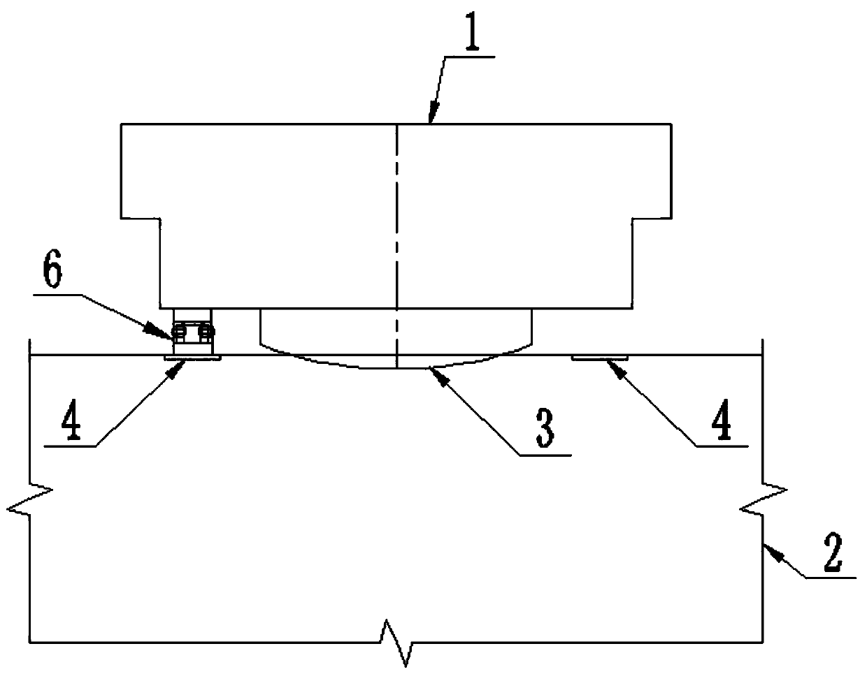 Active control method for horizontal bridge turner construction