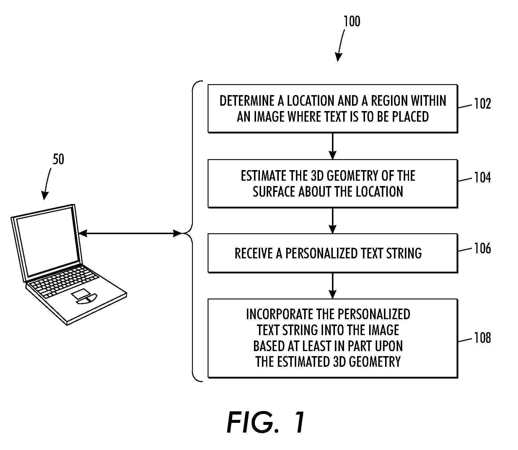 Systems and methods for text-based personalization of images