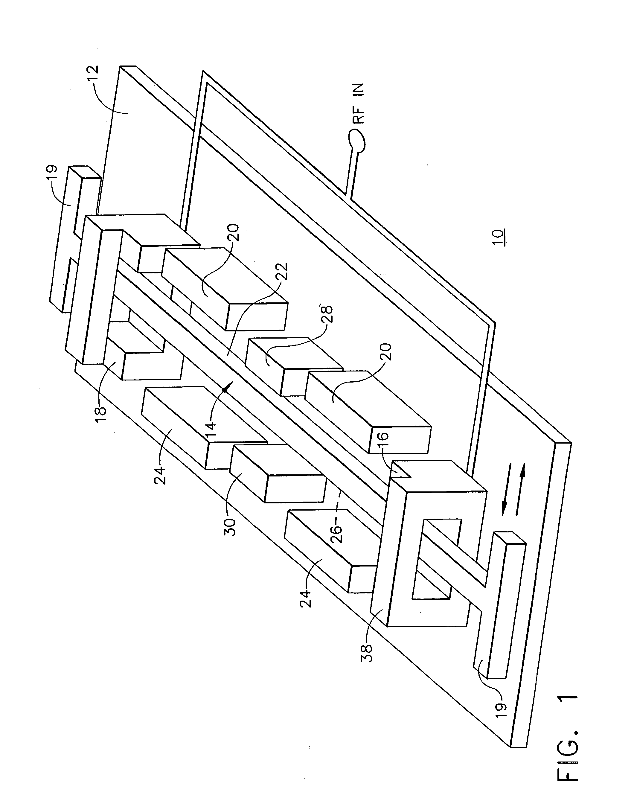 Anchorless electrostatically activated micro electromechanical system switch