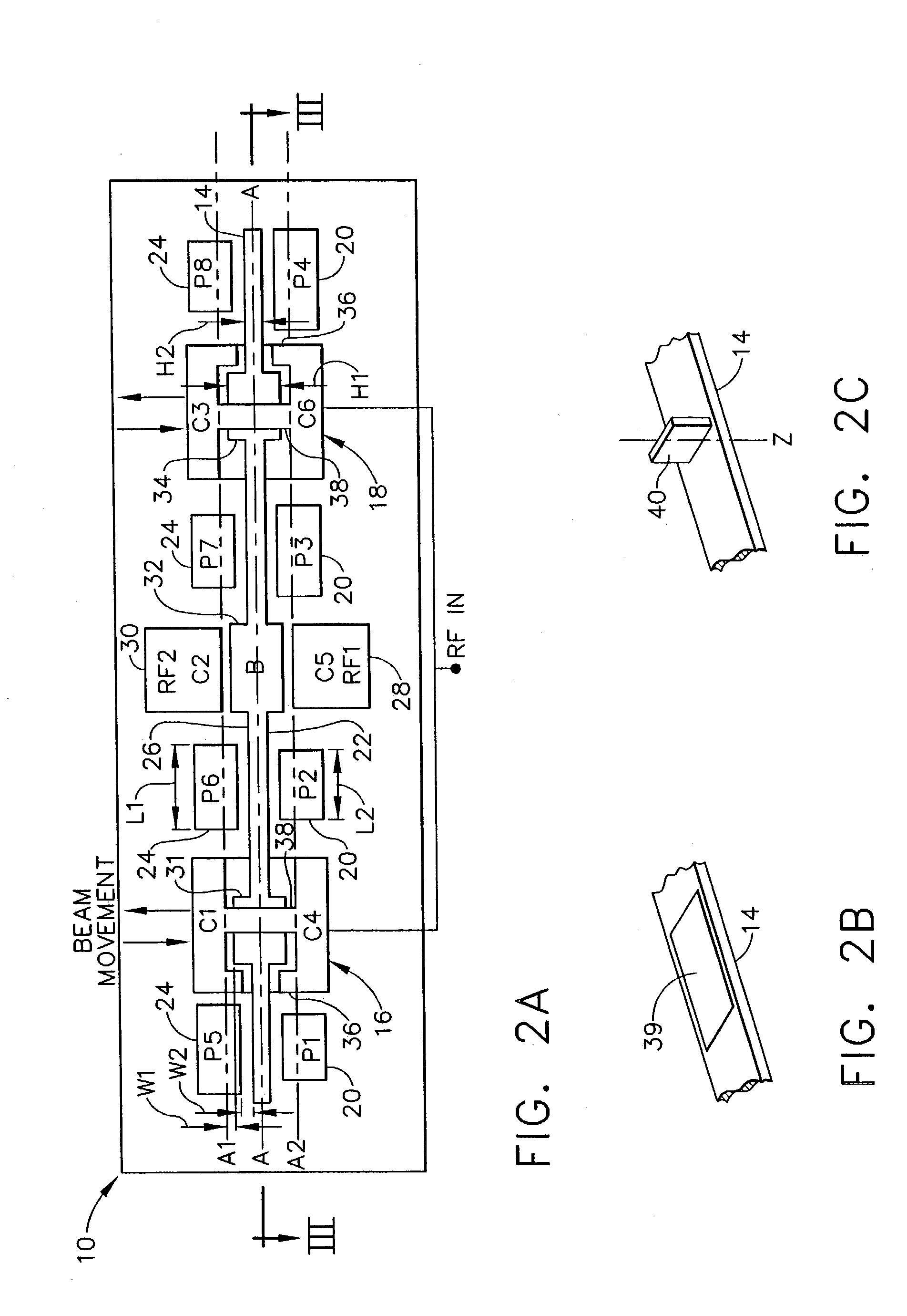 Anchorless electrostatically activated micro electromechanical system switch