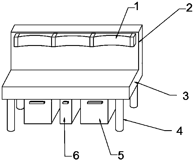 Turnover sofa having complete functions of storing and keeping fitness