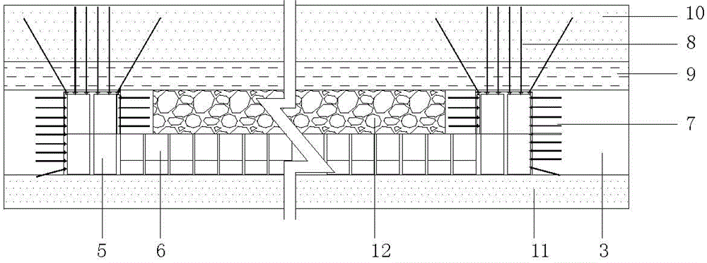 Method for ensuring fully-mechanized top coal caving recovery rate of three-soft thick coal seam roadway tunneling along top