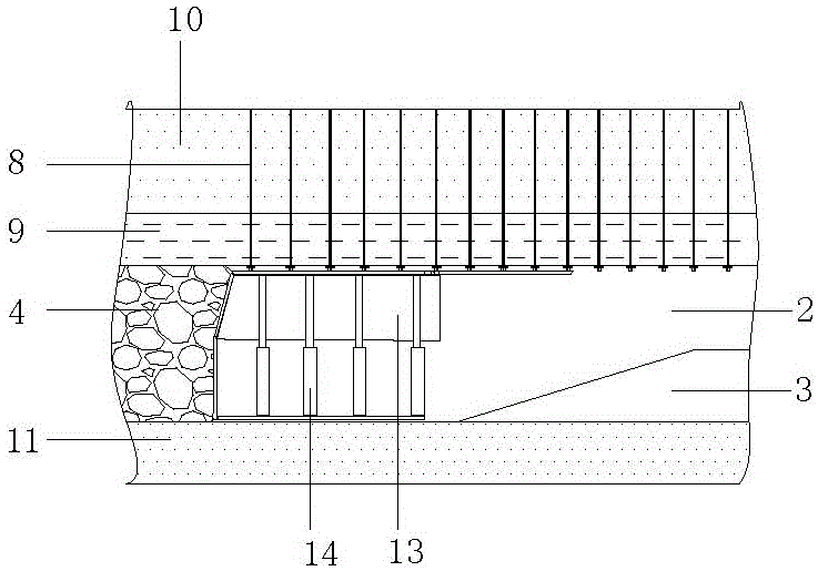 Method for ensuring fully-mechanized top coal caving recovery rate of three-soft thick coal seam roadway tunneling along top