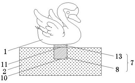 Device for combining bathing ball and water floating toy