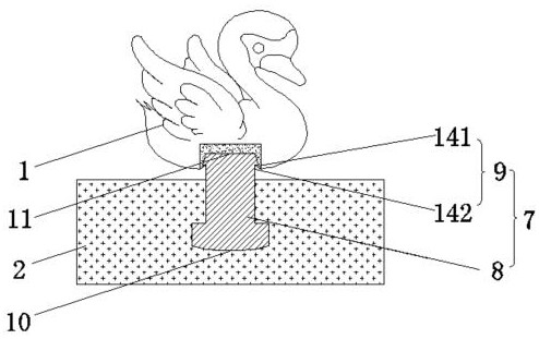 Device for combining bathing ball and water floating toy