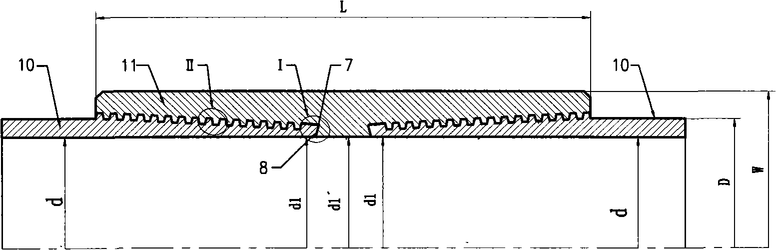 Oil conduit screwed connection structure