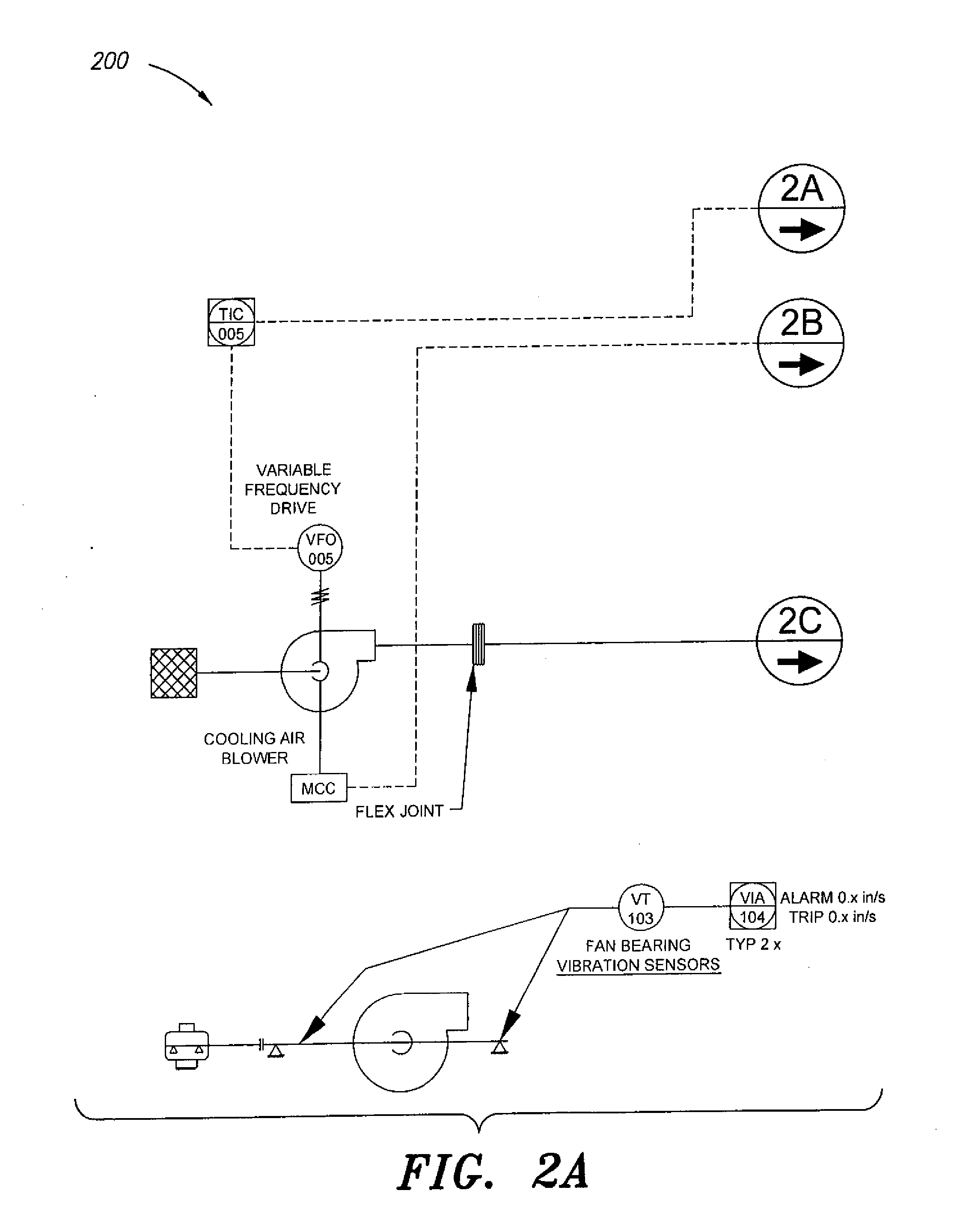 Air cooling system and method for a heat recovery steam generator inlet