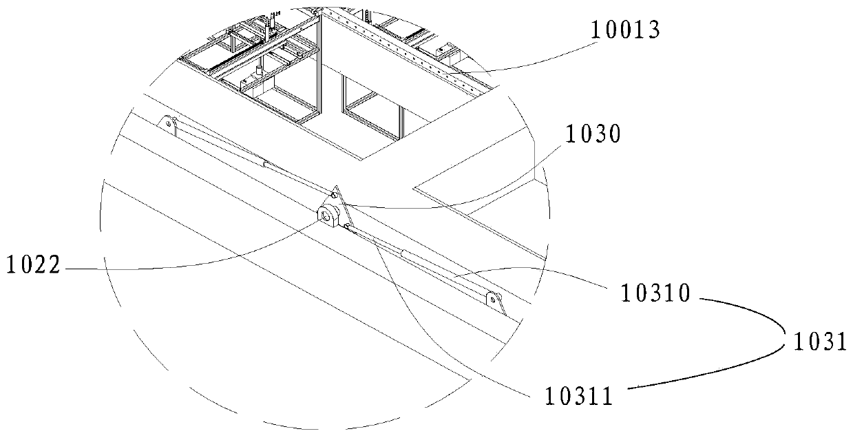 Thin plate segment turning-over system and thin plate segment turning-over method
