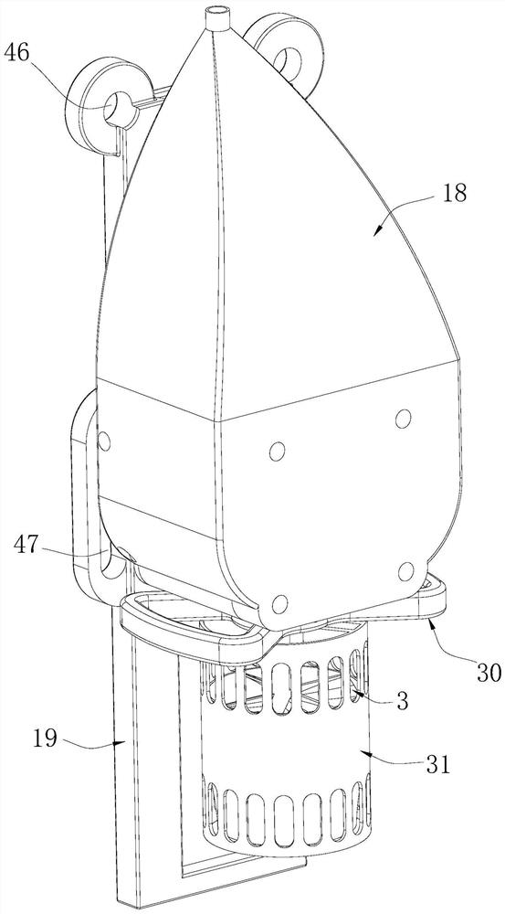 Pedal type swimming boosting device