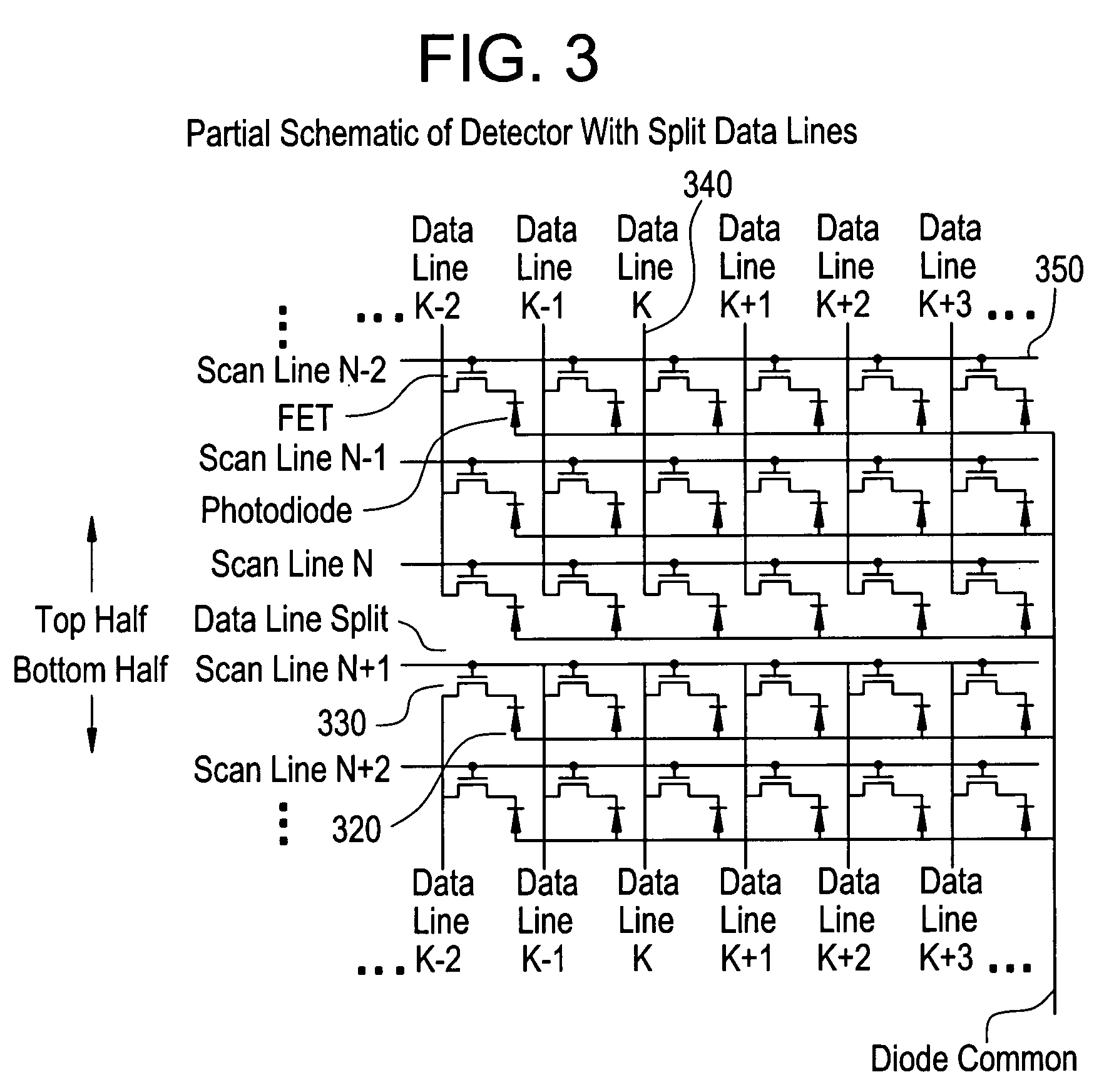 Method and apparatus for improved data acquisition using a solid state digital X-ray detector