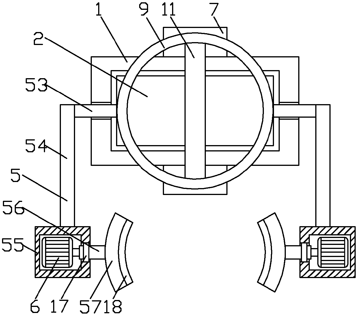 Robot capable of assisting in water bucket exchange