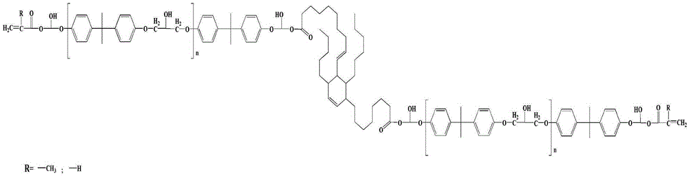 Dimer acid modified epoxy resin and preparation method therefor