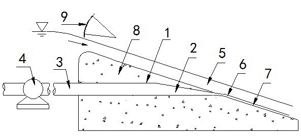 A pressurized water corrosion reduction structure for a water release structure