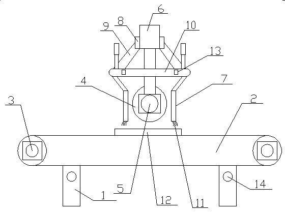 Roller press with powder concentration function