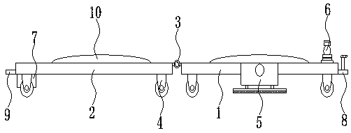 Multi-functional auxiliary service creeper for automobile maintenance