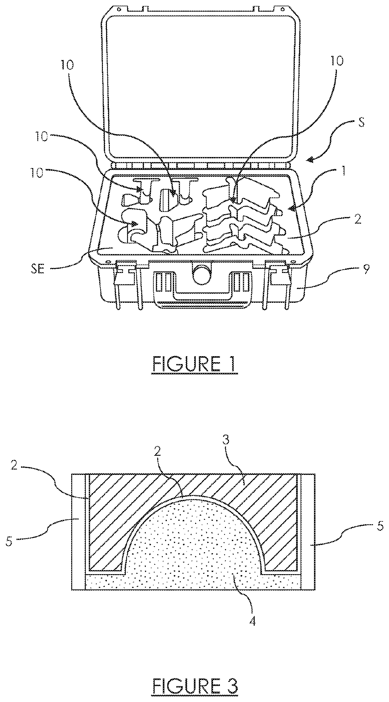 Holder for implements and method for producing such a holder