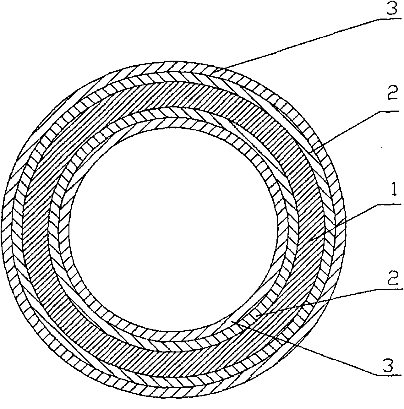 Anticorrosion pipe provided with alloy layers