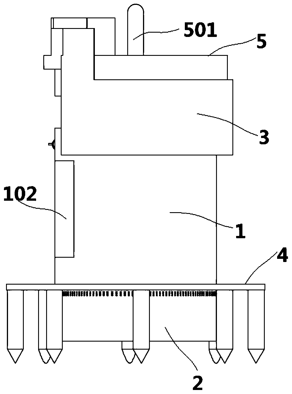 A paper burner for paper incineration