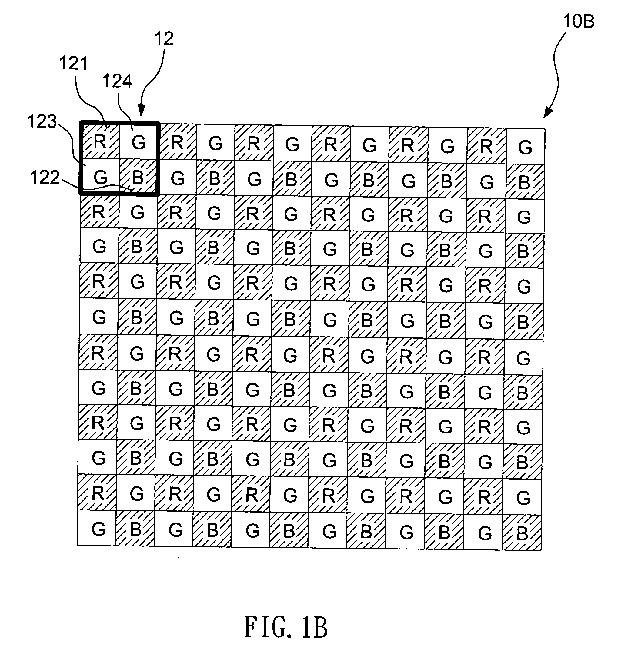 Display and weighted dot rendering method