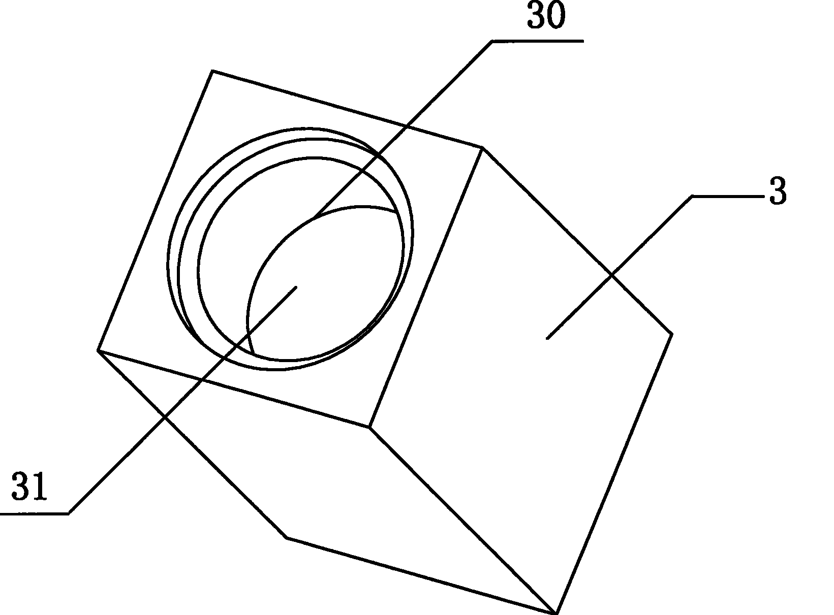 Light source assembly of high-power LED lamp and installation method thereof in lamp holder